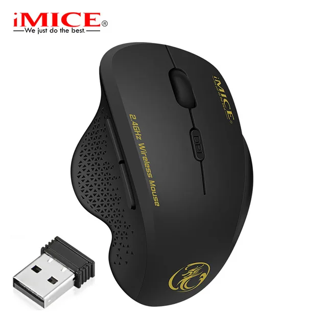 2.4G Wireless Mouse Computer Mouse Ergonomic Mouse Gaming 1600 DPI USB Optical Mause Gamer Pc Mice Wirelesss For Computer Laptop 