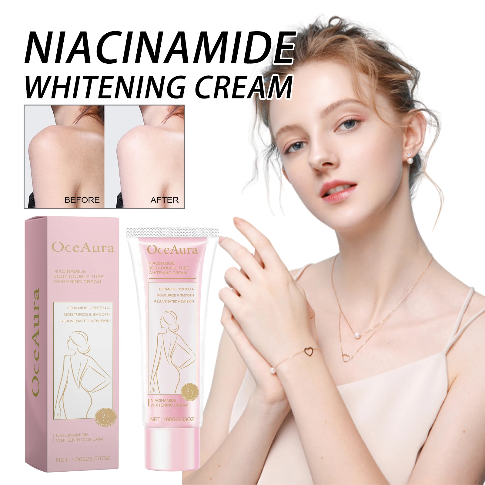 OceAura Moisturizing Cream Replenishes Moisturizes Smooths the Skin Repairing Dullness and  Face, Body and Hand Cream 3.5Oz 4