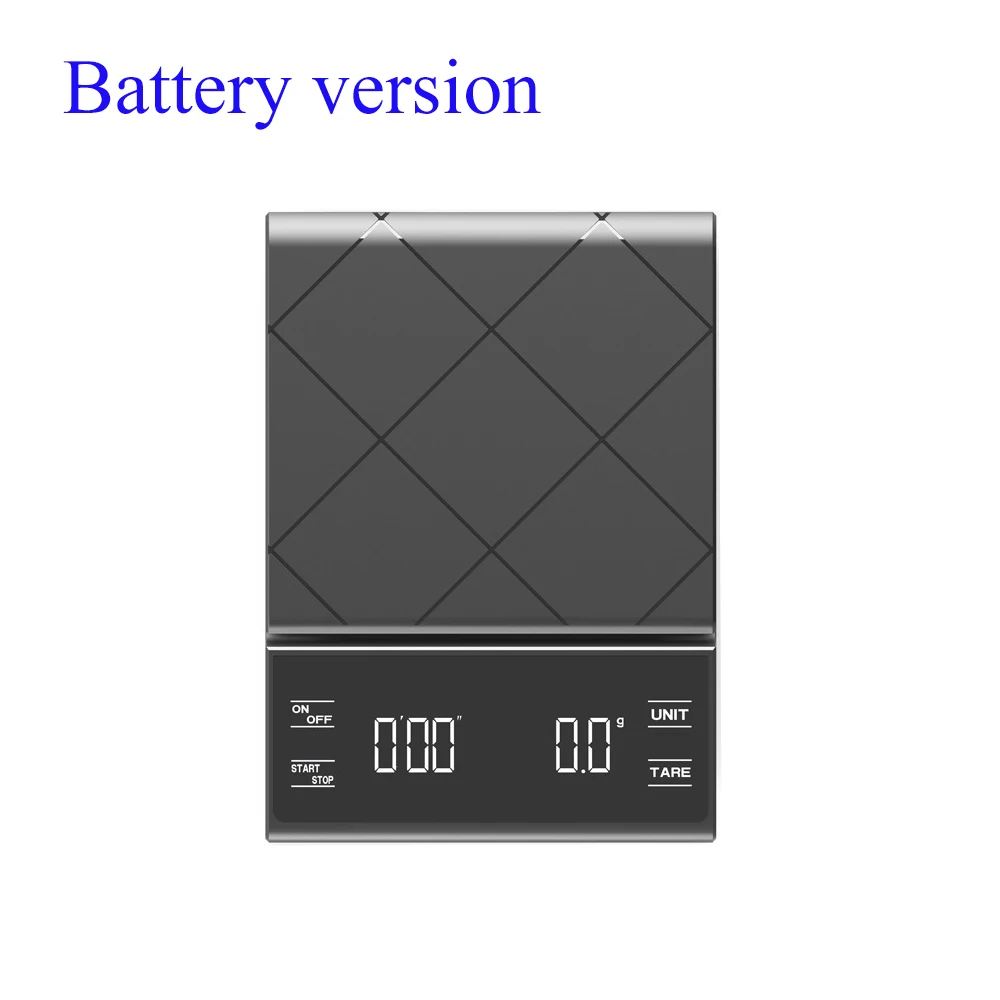 Precision Digital Kitchen Scale with Timer for Coffee and Food, 3kg Capacity