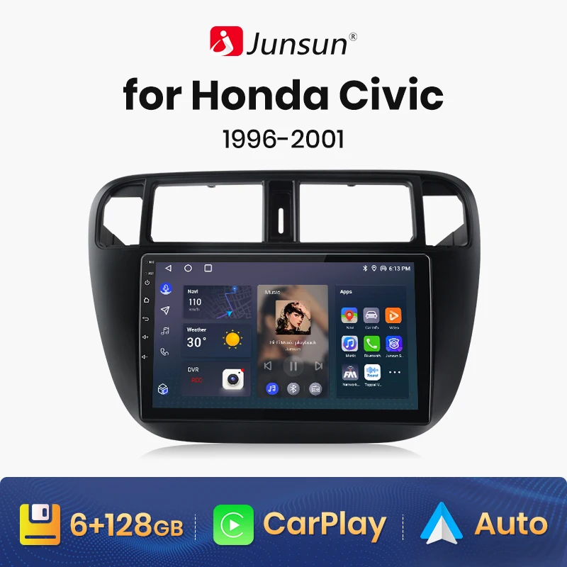

Автомагнитола Junsun V1 для Honda Civic 1996-2001, 4G, GPS