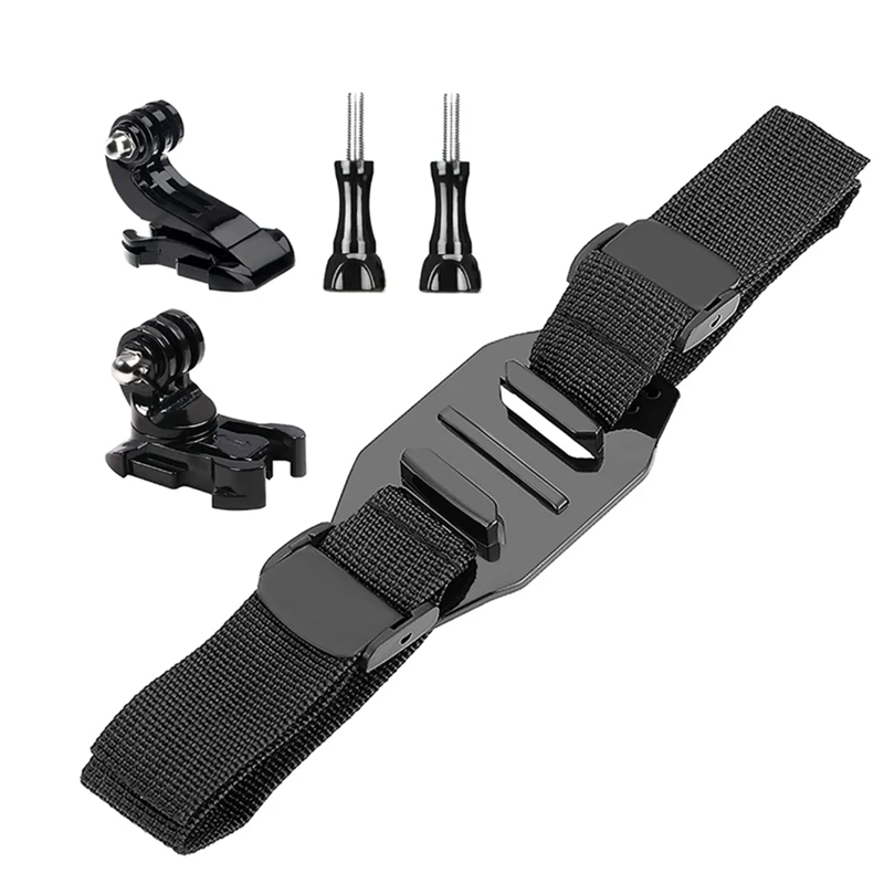 

Adjustable Bike Helmet Strap Head Belt Mount Holder Adapter For Gopro Hero 9/8/7/6/5/4 SJCAM Yi OSMO Action Spare Parts Parts