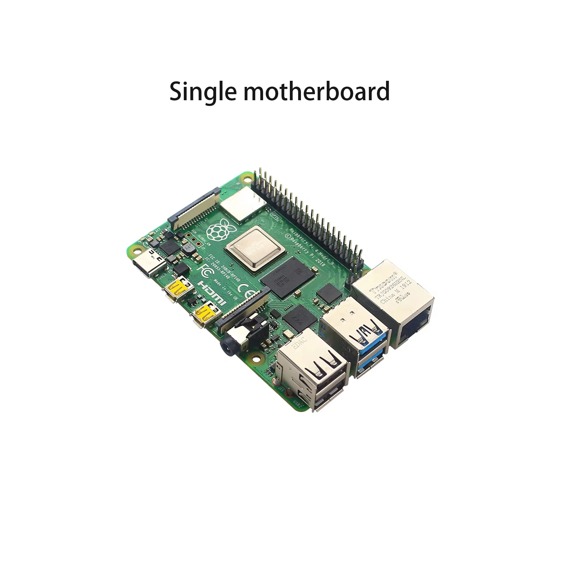 1pcs Official Original Raspberry Pi 4 Model B 4b Dev Board 1GB 2GB 4GB 8GB RAM 4 Core CPU 1.5Ghz