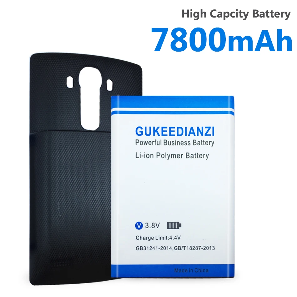 

GUKEEDIANZI Free Bateria Back Cover Case + 7800mAh BL-51YF Extended Highly Capacity Battery For LG G4 H818 H819 H810 F500 VS999