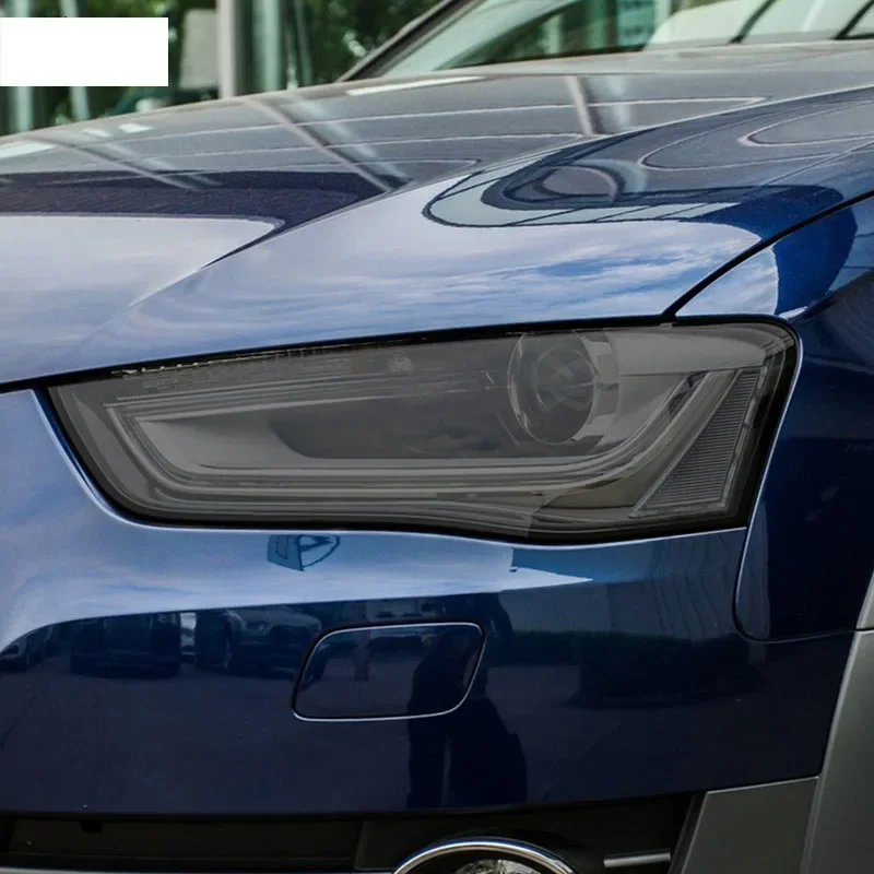 For Audi A3 8V A4 B8 B9 A5 A6 C8 A7 A8 D4 TT E-tron R8 Car Headlights Tint Smoked Black Protective Film TPU Sticker Accessories 2 For Audi A3 8V A4 B8 B9 A5 A6 C8 A7 A8 D4 TT E-tron R8 Car Headlights Tint Smoked Black Protective Film TPU Sticker Accessories 2