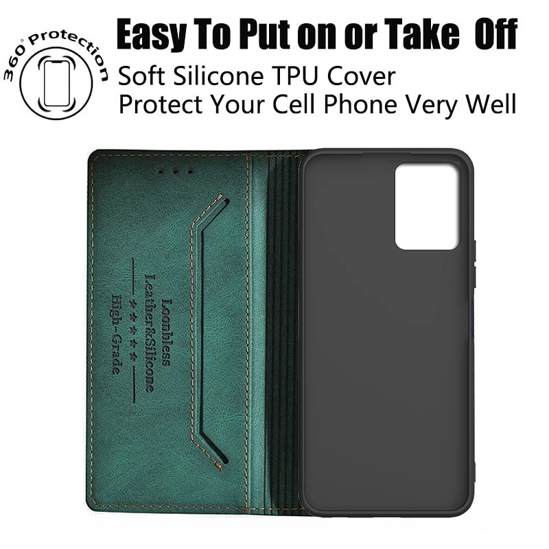 2Buyshop Cover per Samsung Galaxy S25 Ultra - Portafoglio in Pelle con