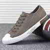 New Men's Low-cut Canvas Shoes Students Joker Lace-up Casual Shoe. 5