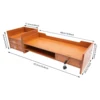 Computer Monitor Stand, Space-Saving, MDF, Computer Rack with Drawers for Study Office 6