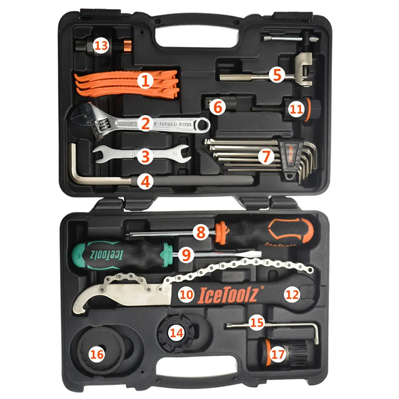 ICETOOLZ 自転車用　工具セット　アイスツールズ Amazon | IceToolz(アイスツールズ)工具セット（16点