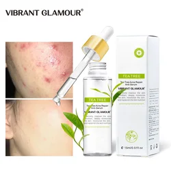 VIBRANT GLAMOUR Facial Essence Anti-Acne Moisturizing Oil Control Anti-Wrinkle Repair Nourishing Tea Extract Face Skin Care 15ml