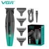 VGR Hair Clipper Cordless Hair Trimmer Professional Hair Cutting Machine Electric Clipper 9000 RPM Metal Clipper for Men V-906 1