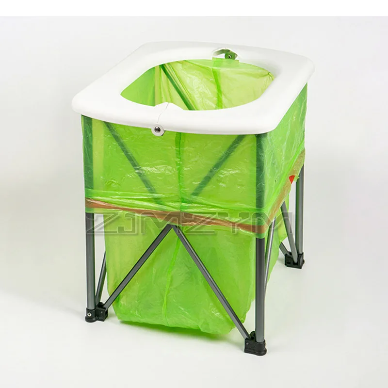 Outdoor Multifunctional Folding Toilet Camping Outdoor Leisure Seat Portable Ultralight Toilet