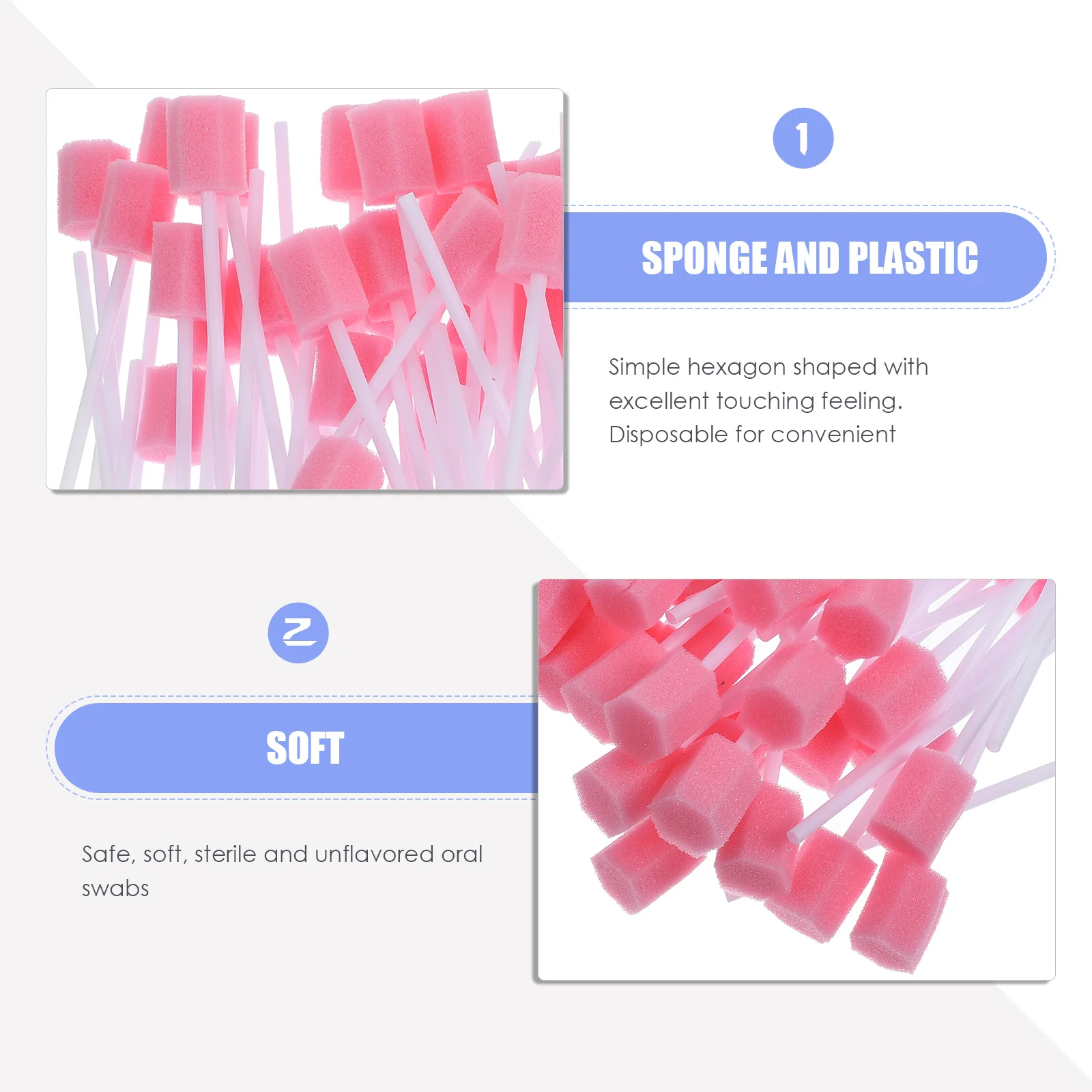 Рисунок 5 - Одноразовые тампоны для ухода за полостью рта