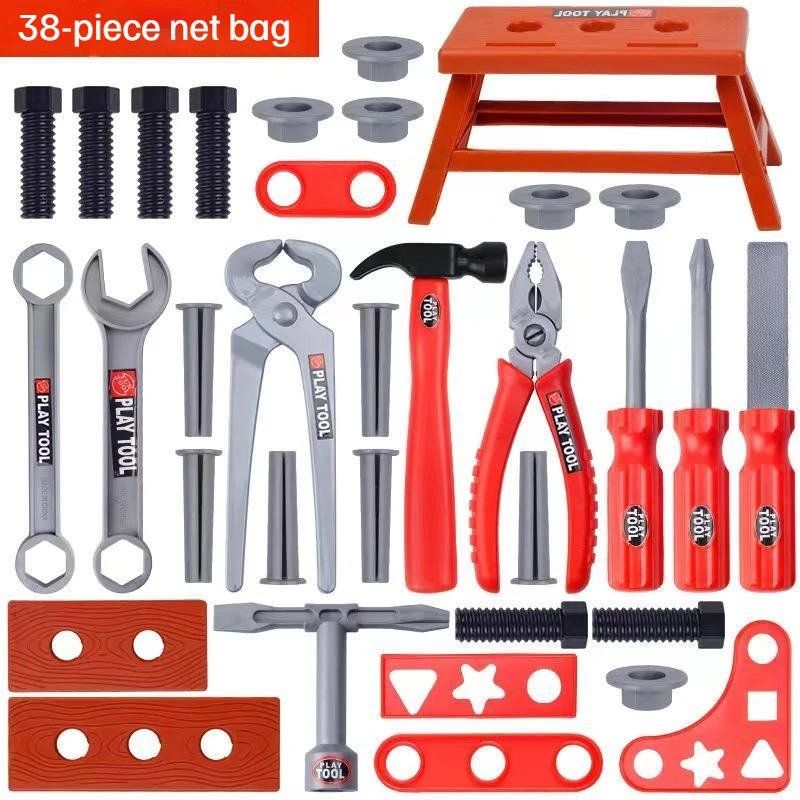 Kids Toolbox Kit Toys Simulation Repair Tools Toys Drill Plastic Game Learning Engineering Puzzle Toys Gifts For Boy 3