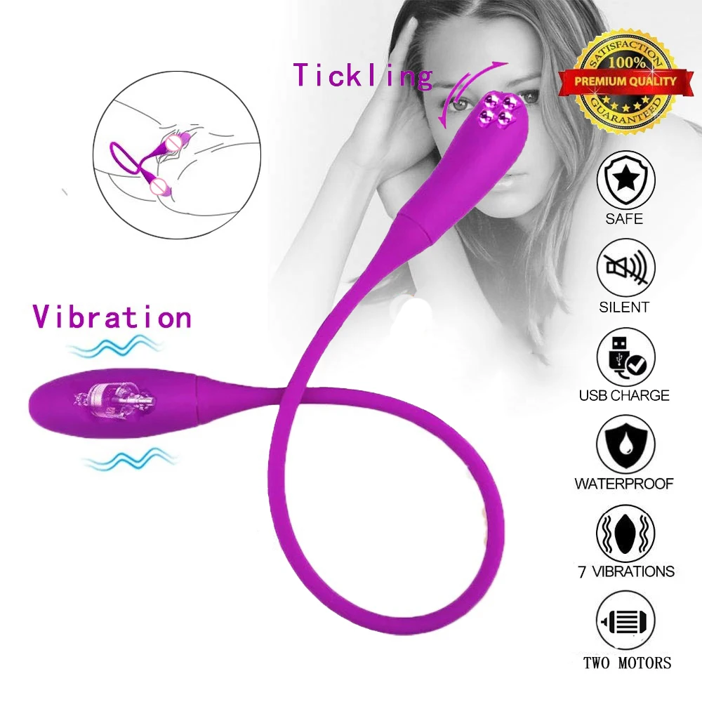 

7 Speeds Double Love Eggs Anal Vibrators Sex Toys for Couple Women Clitoris Stimulator Vibrating Adult Female Vagina Masturbator