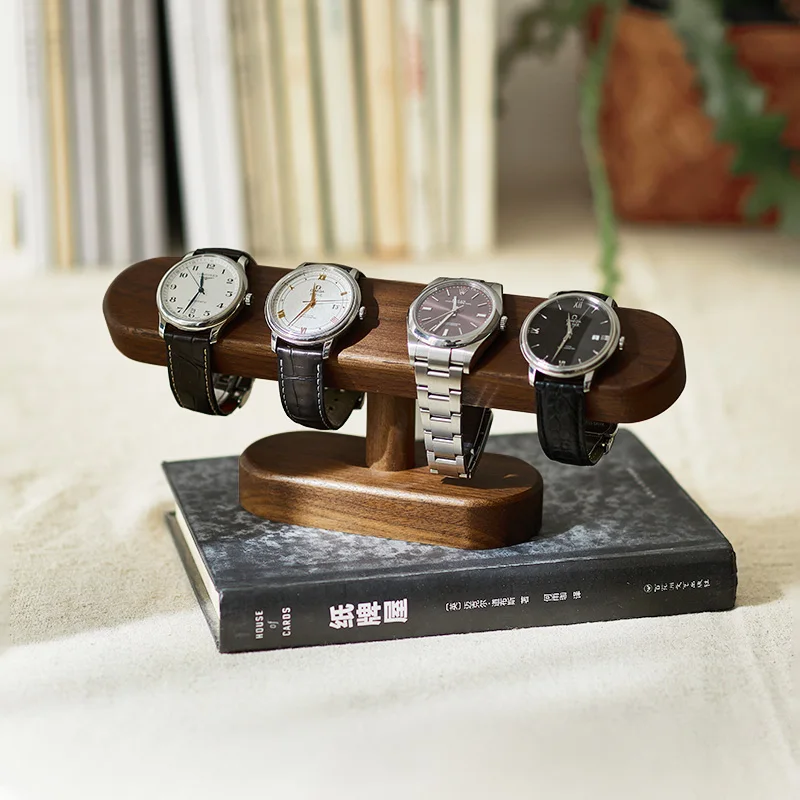 Table Solid Wood Watch Holder Organizer Creative Necklace Watch Stand Display Mechanical Rack Bracelet Necklace Store