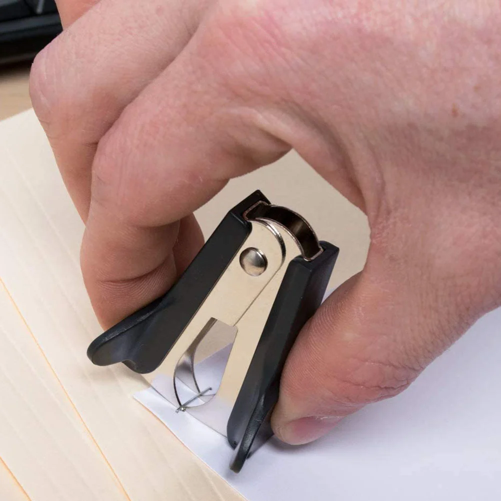 스테이플 홈 제거 도구, 귀여운 풀러, 알루미늄 합금 플라스틱 사무실 제거기, 3 개