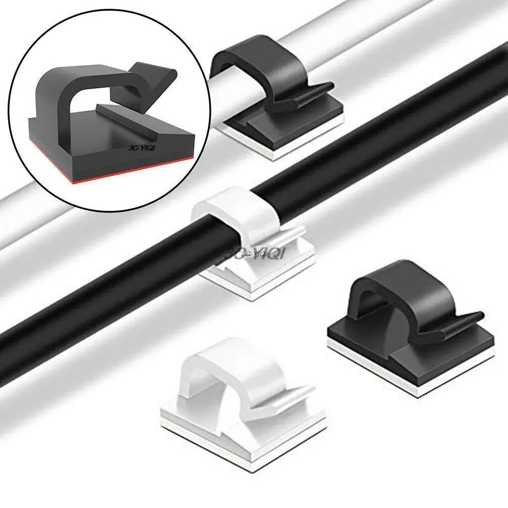Cable Clips Wire Storage Cable Clip Desk Wire Holder Wire Cable