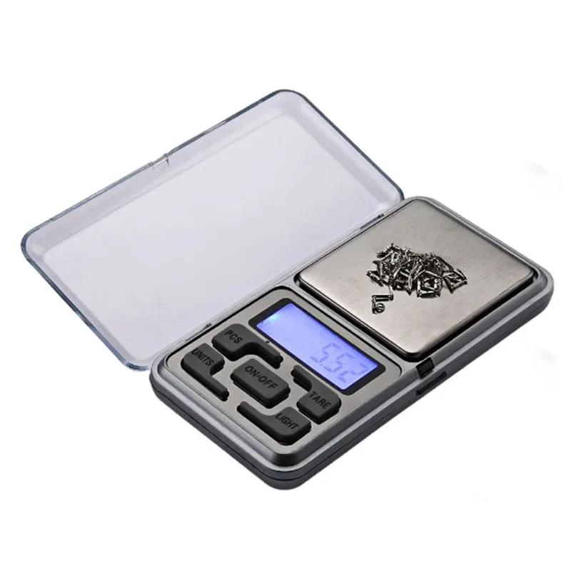 Electronic Digital Pocket Scale 0.01g Precision Mini Jewelry Weighing Scale  Backlight Scales 0.1g for Kitchen 100/200/300/500g