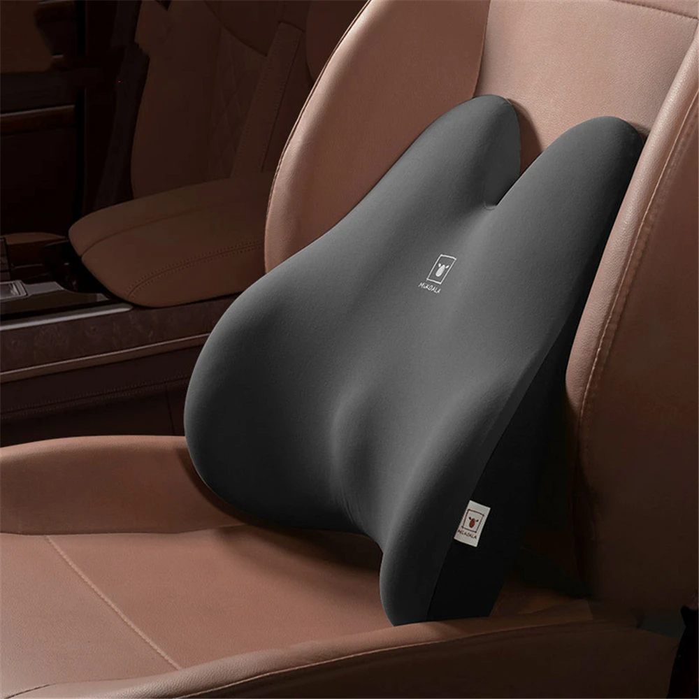 Memory Foam Waist Lumbar Support Car Seat Backrest Neck Pillow Office Home