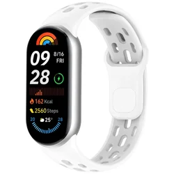 Breathable Soft TPU Sport Strap Replacement Wristband (White)