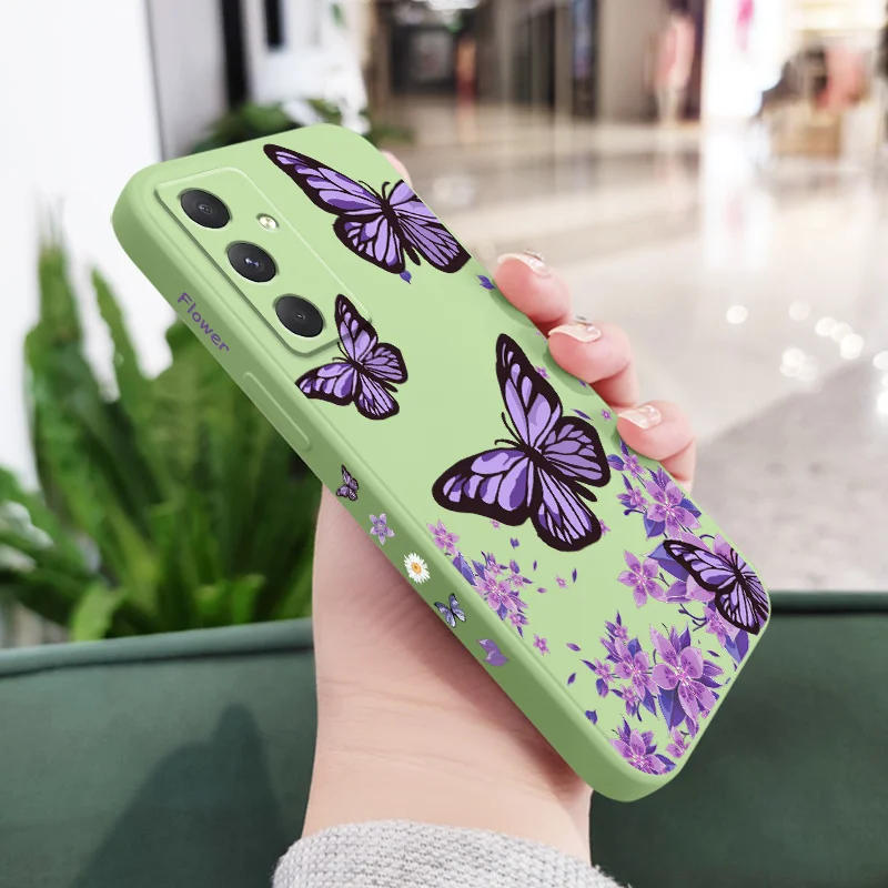 Enchanting Butterfly Silicone Phone Case - Dreamy Design