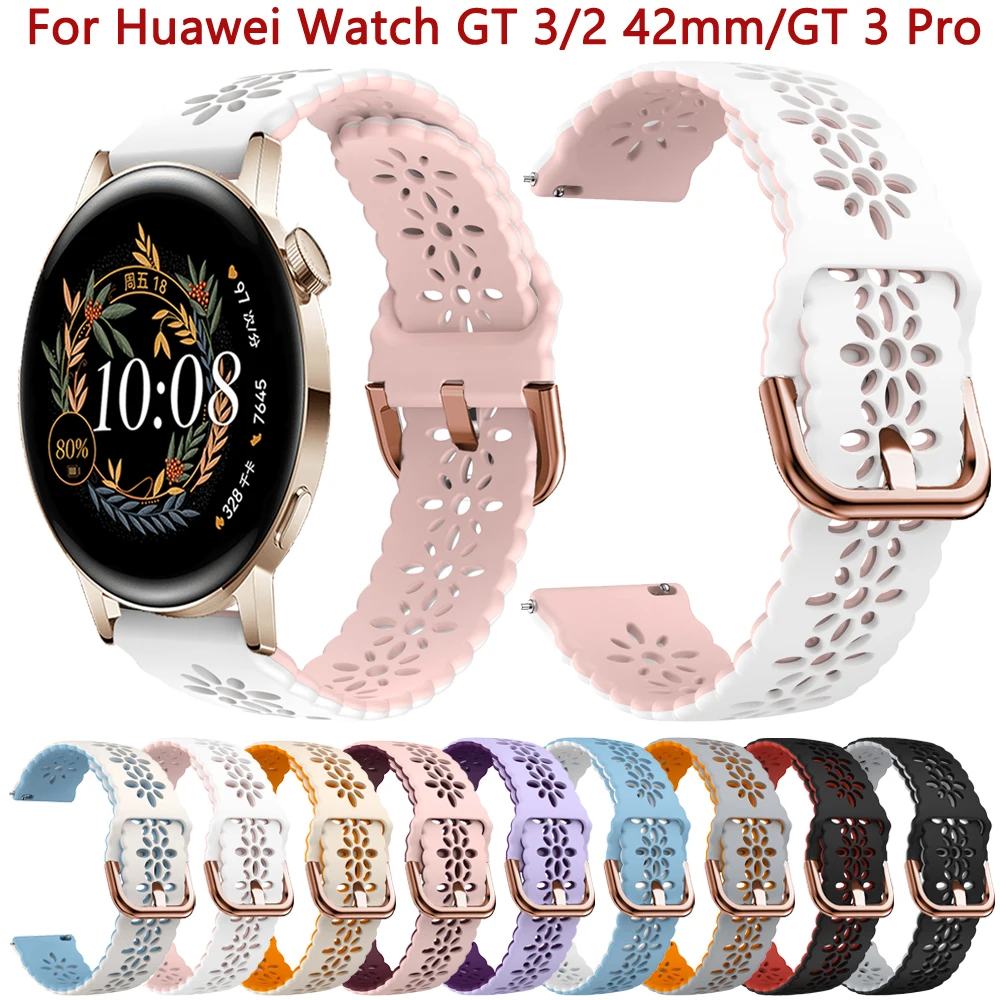 Universal 20mm Silicone Watchband Replacement Strap Bracelet