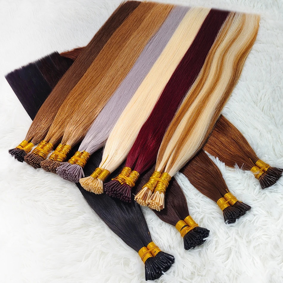 

Straight ITip Human Hair Extension Addbeauty Brazilian Remy Human Hair Keratin 100% Natural Capsule On Hair Extensions for Women