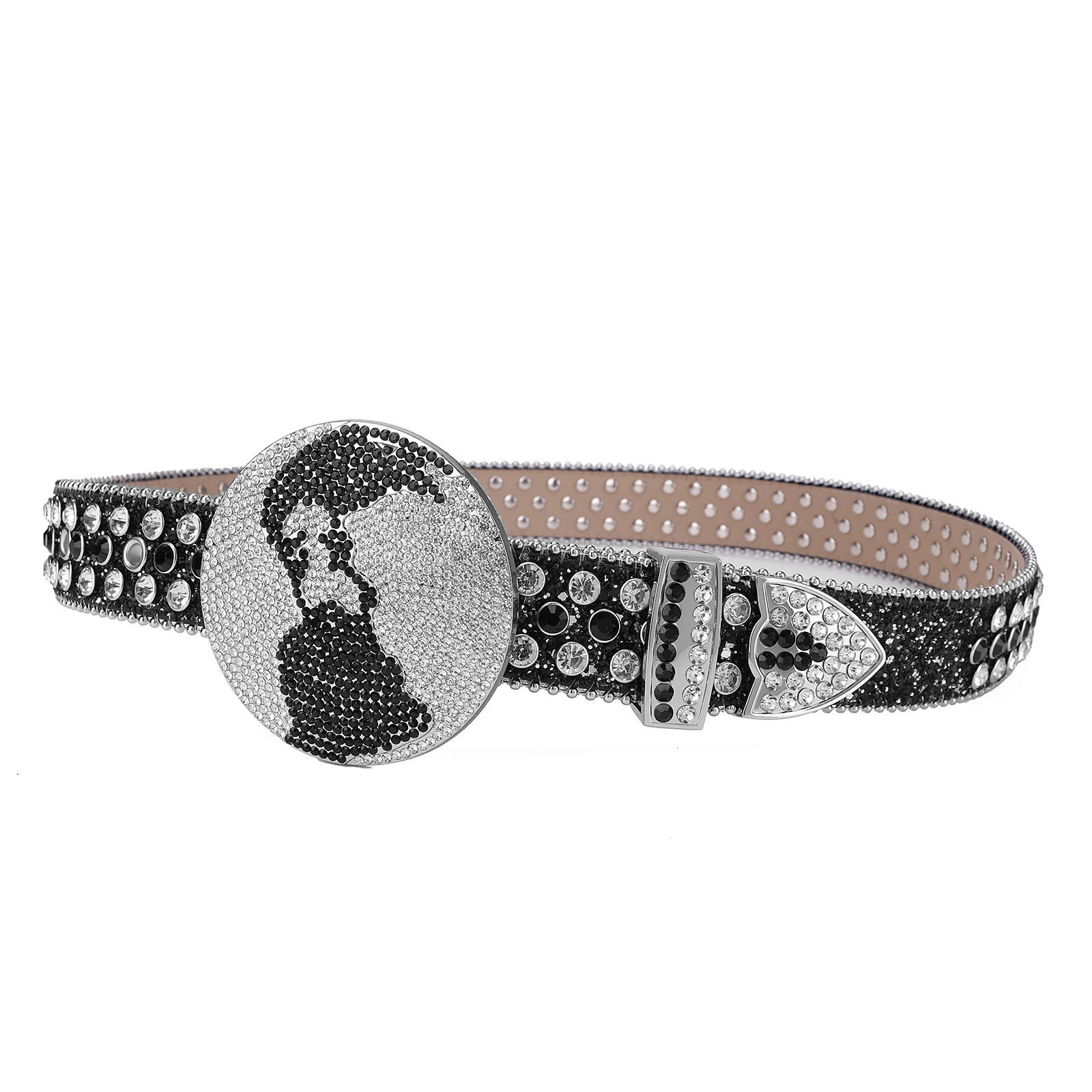 Rhinestones Belt Earth Buckle Fashion Luxury Strap Crystal Diamond Studded  Belt For Women Men Cinturones Para Hombre Ремень - Belts - AliExpress