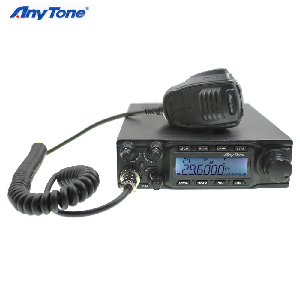 CB Radio Large LCD Displays AT-6666 AM FM Walkie Talkie LSB PW CW AT 6666  Citizen Two-Way Radio10M 28.000-29.700MHz 40 Channels AliExpress