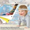 Electronic Interactive Alphabet Wall Chart Talking ABC 123s Animals Vegetables Fruits Body Shape Music Educational Posters Board 6