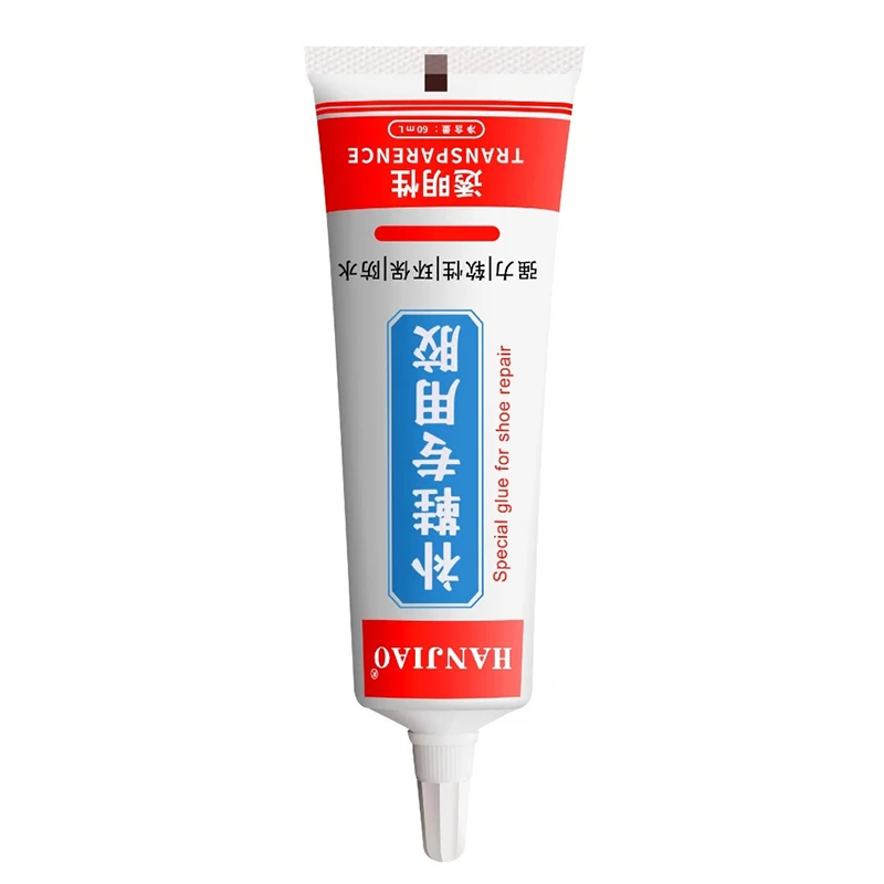 투명 60ML 초강력 전문 고무 수리 키트, 가죽 접착제, 에폭시 수지, 목재 직물, 리브 섬유