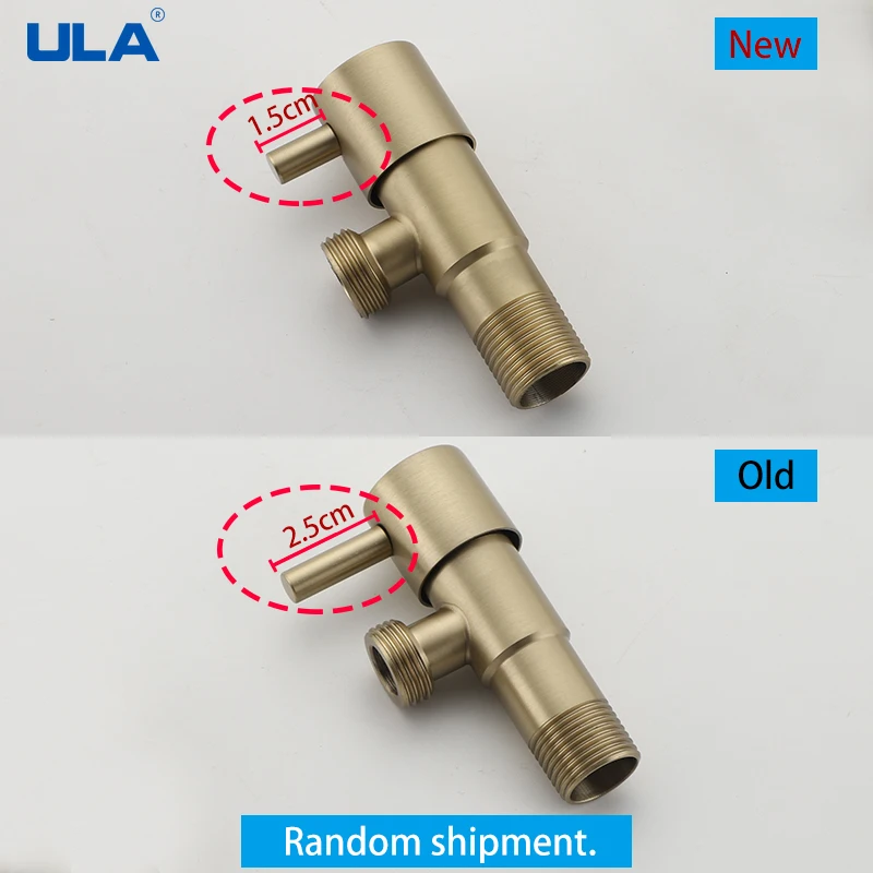 ULA Gold Handheld Bidet Sprayer Set Stainless Steel Toilet Faucet Bathroom Shower Head Hygienic Shower Self Cleaning 4