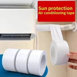 Outdoor Air Conditioner Protective Tape - Sun Protection & Windproof Insulation Wrap - 60mm (White)