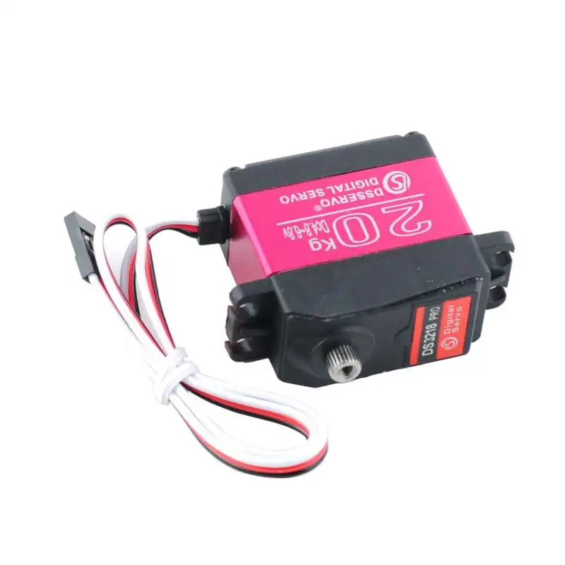 DS3218 Digital Servo 20KG 180 270 Degree High Speed Servo IP66 Metal Gear DS3218 PRO RC for 1/8 1/10 Scale RC Cars rc servo