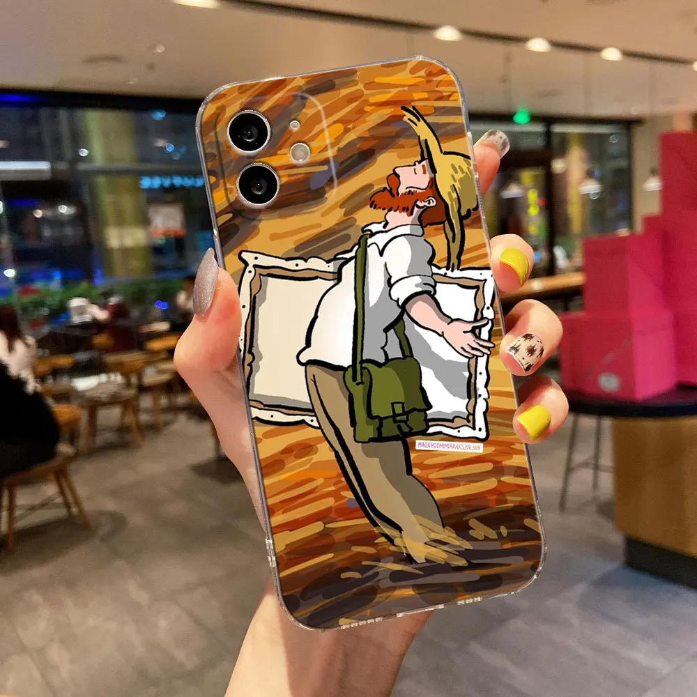 Van Gogh Artistic Phone Case - Cafe Terrace & Starry Night Design