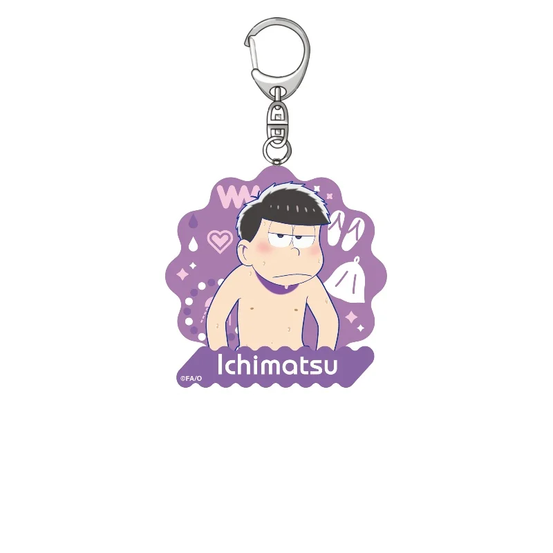 Anime Osomatsu-san Cartoon Figure Keychain and Bag Charm