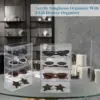 Acrylic Sunglass Organizer Clear Sunglass Holder with 4 Drawers for Women Eyewear Display Case Jewelry Watch Storage Box 3