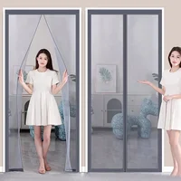Customized size,Mosquito nets for doors,summer invisible door curtain living rooms,balconies,Magnetic mosquito net door,mosquito 2