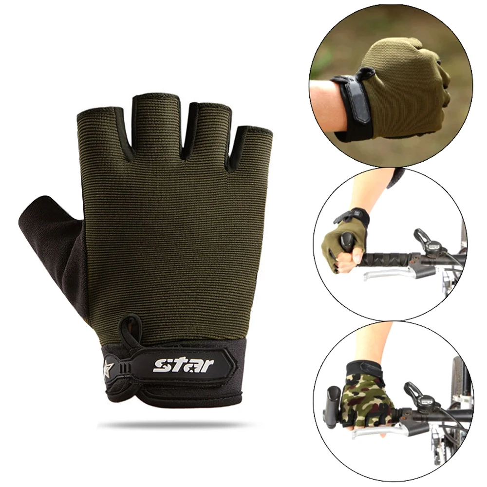 Guanti MTB Mezze Dita Con Gel - Antiscivolo E Traspiranti Per Ciclismo - Foto 8