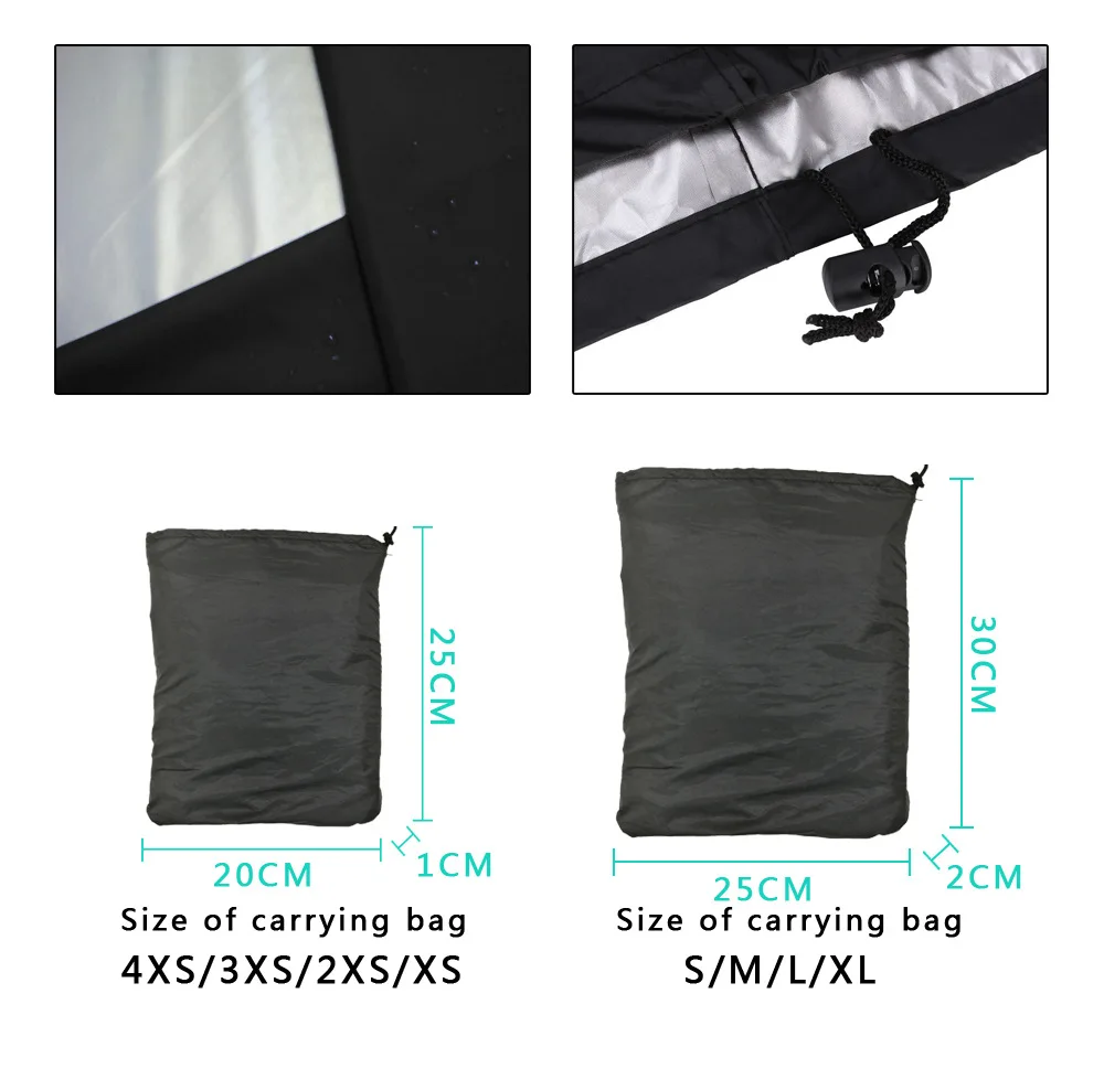 Waterproof BBQ Grill Barbeque Cover Outdoor Rain Protective Grill Barbacoa Anti Dust Protector For Gas Charcoal Electric BBQ grill cover