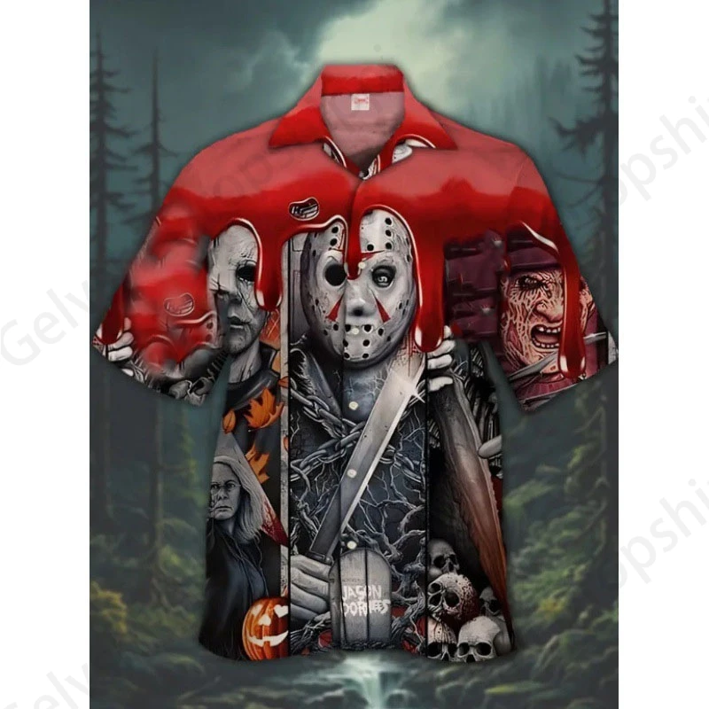 Hawaiian Shirt Halloween Chucky 3d Print For Men Women