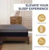 12 Inch Queen Mattress - Copper Gel Cooling Memory Foam Mattress for Back Pain Relief 5