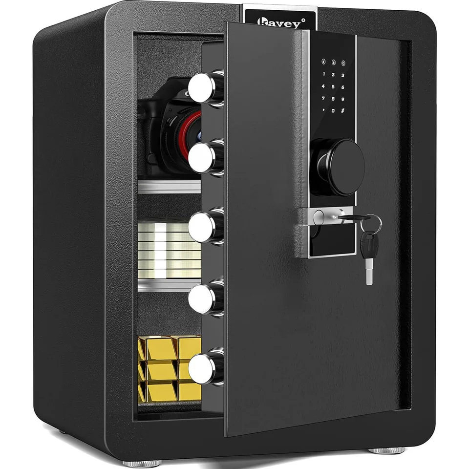 Fireproof Money Safe with Hidden Compartment