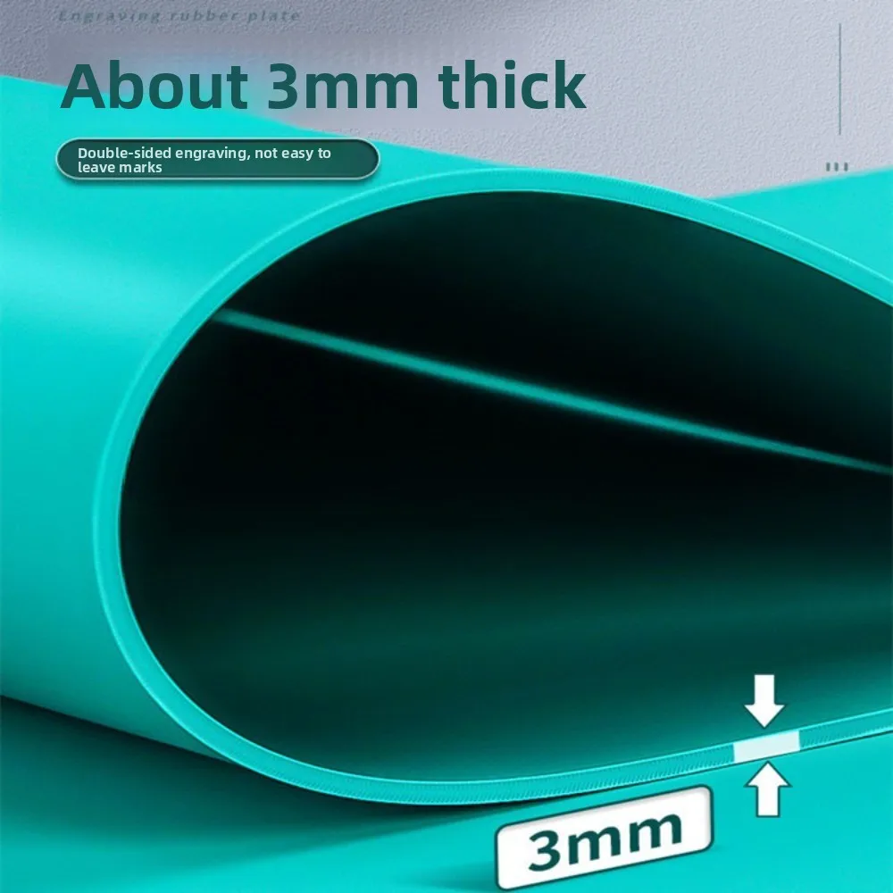새로운 소프트 카빙 고무 블록 3mm 그린 카빙 블록 방수 DIY 판화 세트 (판화용)
