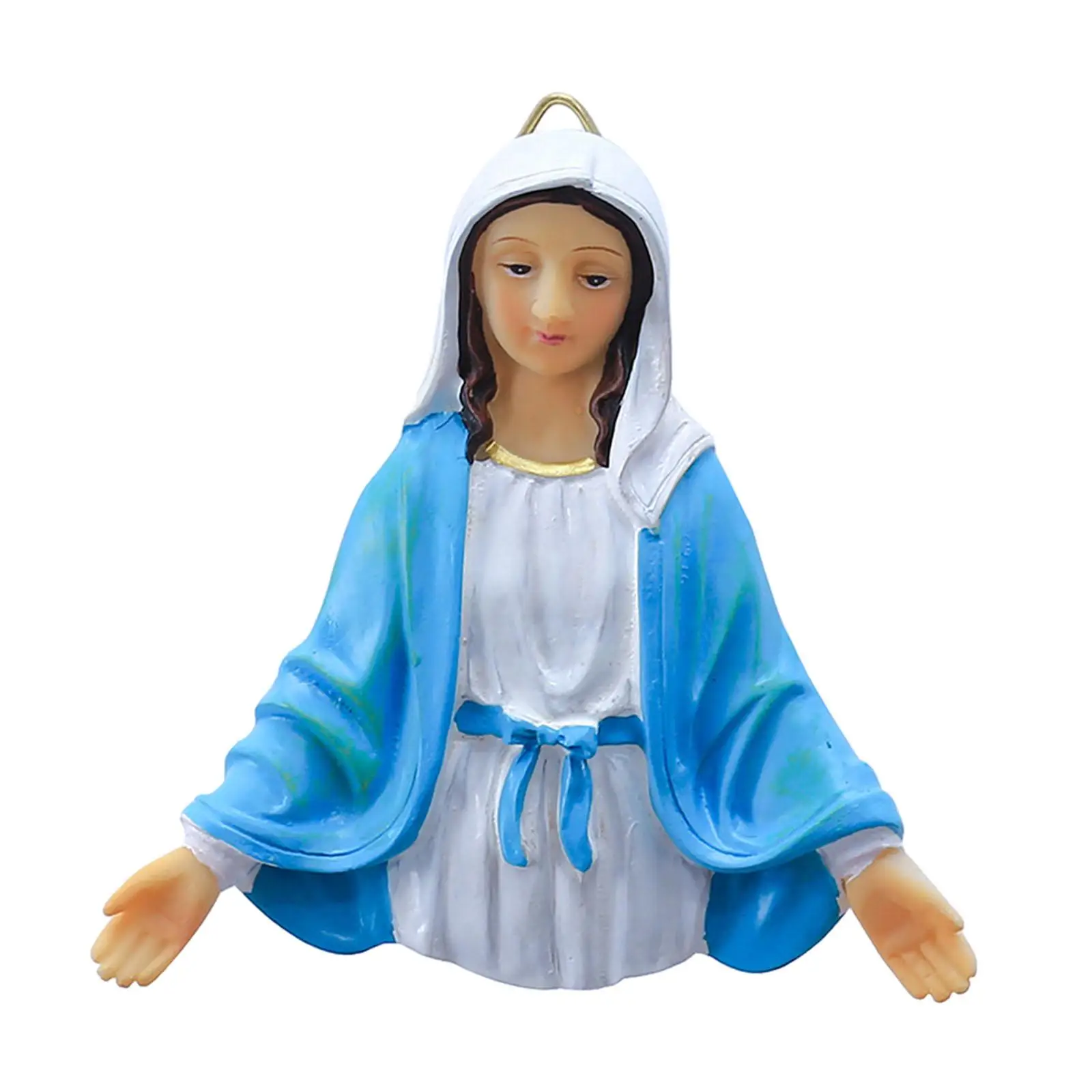 성모 마리아 벽 조각 송진 조각상 장식 냉장고 자석 걸이식 입상, 어머니의 날 캐비닛 결혼식 거실