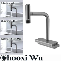 ก๊อกน้ําสแตนเลสแบบดึงออกในครัว, พวยกามัลติฟังก์ชั่น, การควบคุมคู่ร้อนและเย็น, แกนวาล์วเซรามิก 1