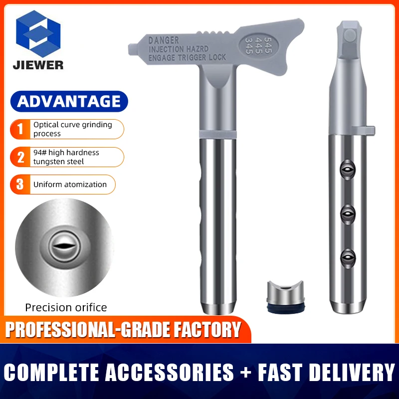 에어리스 스프레이 팁 페인트 분무기 노즐, 에어리스 스프레이 팁 345, 445 545 211 313 415 515 517 521 621 625 분무기 노즐  Best5