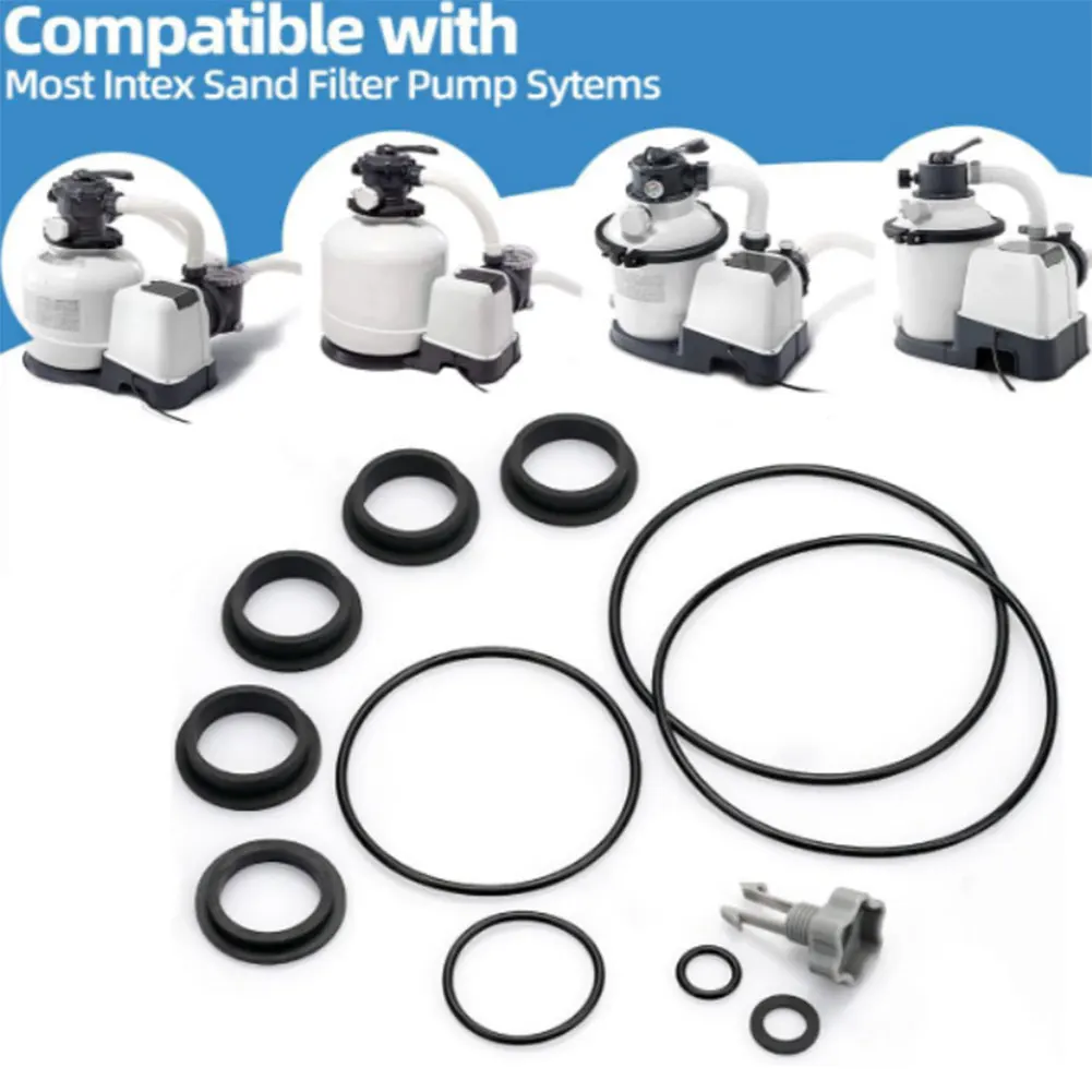 25013 Sand Filter Pump Seal Gasket Parts Air Release Valve & O-Rings for Intex Sand Filter Pumps Seals