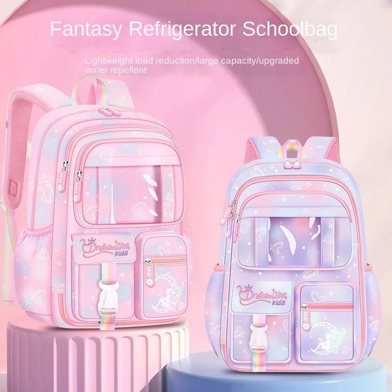Children School Bags For Girls Orthopedic Backpack Kids Princess Backpack Schoolbag Primary School Backpack Kids Satchel Mochila 1