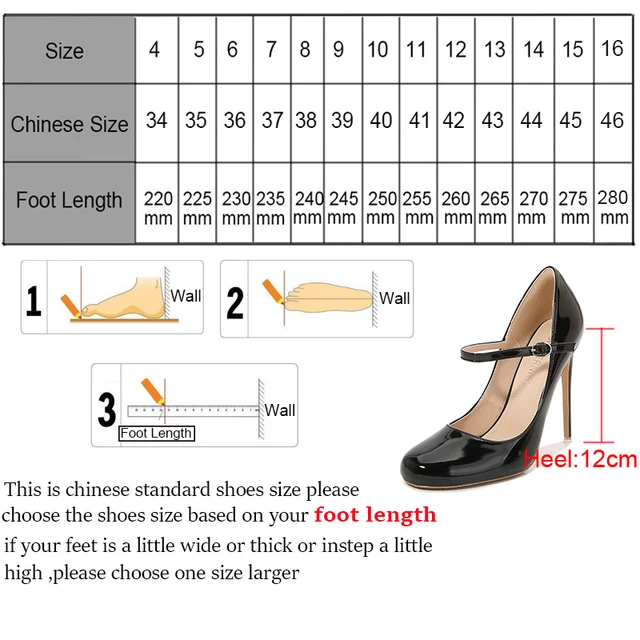 Footwear Heel To Toe Length Foot Standard High Heel Height New